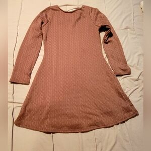 Classy Cozy Cool Bucket List Knit Sweater Dress Size Large